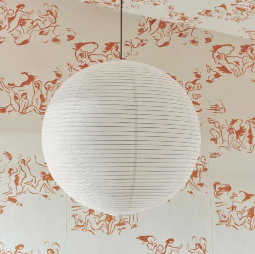 Lampshade made of paper