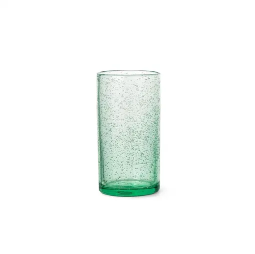 Recycled glass cup.