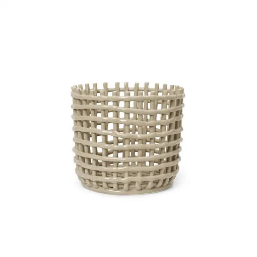 basket in ceramic