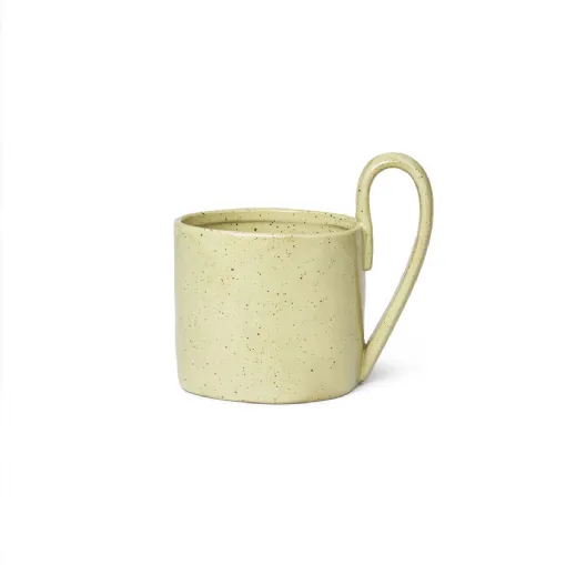 Stoneware cup.